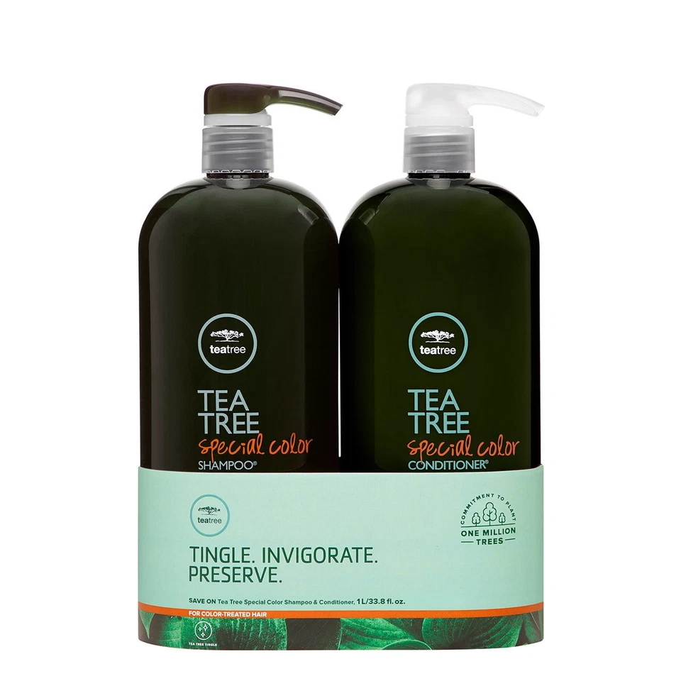 Shampoo e balsamo Paul Mitchell Tea Tree colore speciale 33,8 oz - Immagine 1 di 1