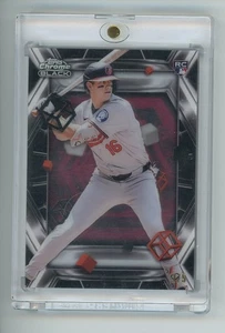 2025 Topps cromo negro profundidad de oscuridad refractores rojos #DOD5 Coby Mayo SSP/5 - Imagen 1 de 2