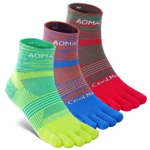 Toe Socks for Men and Women Athletic Running Five Finger Sock Colorful, Soft ... - Picture 1 of 9