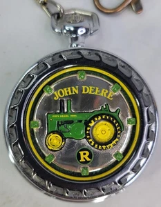 Vintage John Deer Franklin Mint Taschenuhr & Kettenglied Anhänger - Bild 1 von 5