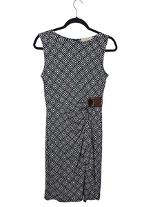 Vestido para mujer Michael Kors talla S mangas blanco y negro geométrico  - Imagen 1 de 9