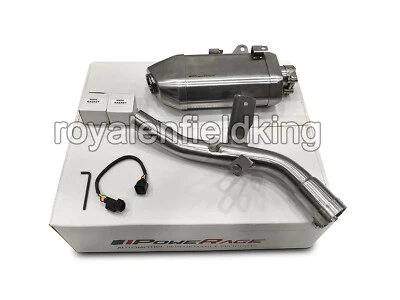 Per Reale Enfield Guerrilla 450 " Powerage Silenziatore Con Testata Tubo " - Immagine 1 di 4