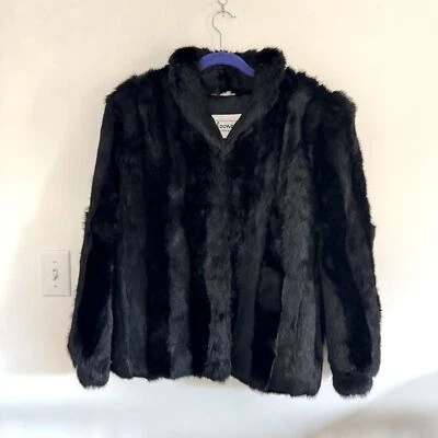 Vintage Wilsons Leather 100% Real rabbit fur coat Jacket - Image 1 of 4