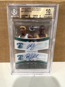 2005-06 Upper Deck Trilogy Glass Autos Chris Paul RC #'d /50 BGS 10 & Auto10 - Picture 1 of 2