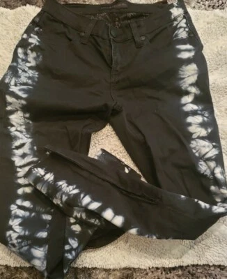 Pantalones ajustados Rock And Republic para mujer talla 6 Cobra negros estampados de flores  Foto 1 de 4