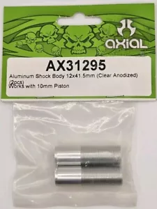 Axial AX31295 Aluminum Shock Body 12x41.5mm Clear Anodized Works W/ 10mm Piston - Picture 1 of 4