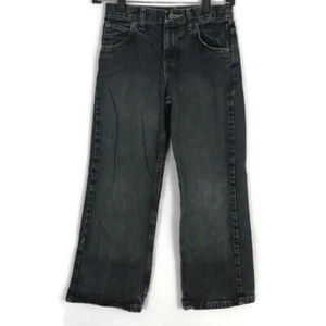 Wranglers Boys Jeans Size 10 Medium Wash Adjustable Waist Pockets Zip Fly Casual - Picture 1 of 4