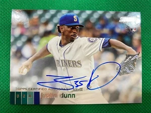 2020 Stadium Club Autographs #AJD Justin Dunn Seattle Mariners - Picture 1 of 1