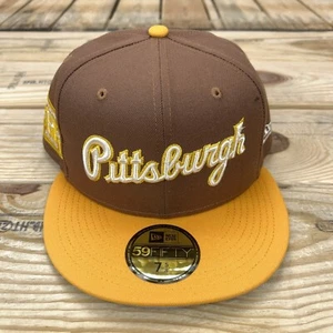 Cappello Pittsburgh Pirates New Era 59Fifty 1960 World Series Patch Tiramisù Tg 7 5/8 - Foto 1 di 5