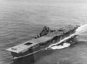 USS Franklin New York 1945 nave POSTER LUCIDO IMMAGINE FOTO STAMPA BANNER 14055 - Foto 1 di 1