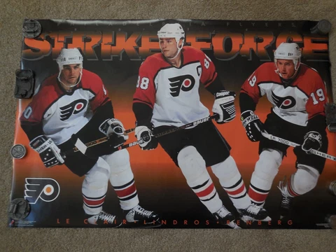 1996 philadelphia flyers -srike force poster Cover