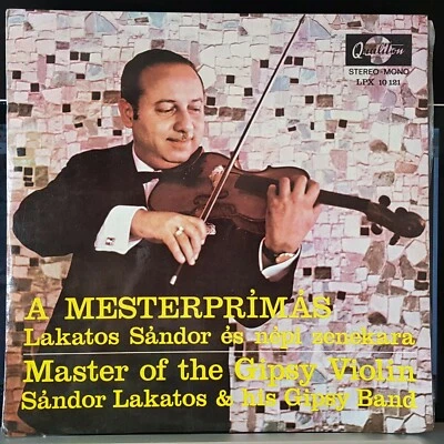 Lakatos Sándor És Népi Zenekara – A Mesterprímás - Hungarian violinist LP record - Image 1 of 3