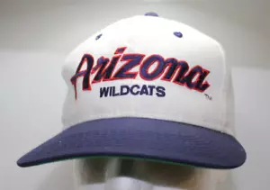 Vintage Sports Specialities Arizona Wildcats Script Snapback 90s Twill Hat NCAA - Picture 1 of 7