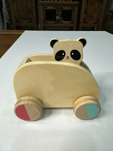 Holz Panda Auto Spielzeug Kiwi Co Baby Kinderzimmer Deko Kinderzimmer Deko Pandakiste - Bild 1 von 7