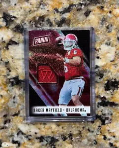 Baker Mayfield maglia logo toppa 1/1/15 RC Jumbo reliquia Oklahoma Browns Tampa - Foto 1 di 6