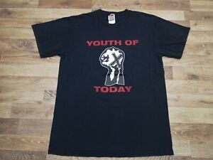 Iconic X Vintage Hardcore Punk Band Youth of Today Positive Outlook Promo TShirt