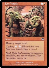 LAY WASTE ~mtg NM Onslaught Common x4