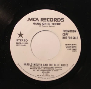 Soul 45 Harold Melvin And The Blue Notes - Hang On In There / O - Picture 1 of 2