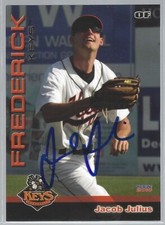 2010 Choice Frederick Keys Jacob Julius #11 IP autograph signed card