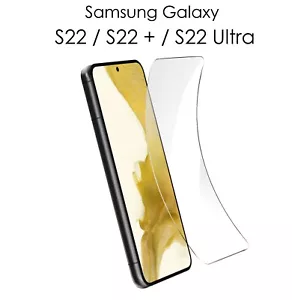 Samsung Galaxy S22 Plus Ultra Tempered Glass Screen Protector Film Glass Cover Case - Picture 1 of 10