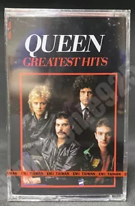 Queen Greatest Hits Taiwan Ltd 17 Tracks Cassette Tape New Sealed EMI TC-088 - Picture 1 of 13