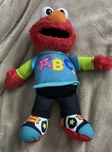 Sesame Street Hasbro TALKING SINGING ABC Elmo Plush Toy 2013 A7249 12" Stuffed - Picture 1 of 2