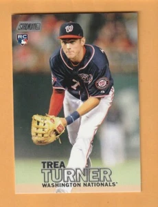 Trea Turner Washington Nationals 2016 Stadium Club #225 RC NC State Wolfpack 8P - Picture 1 of 2