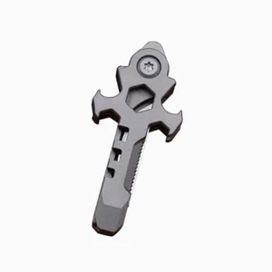Mini EDC Titanium Folding Knife Pocket Outdoor Multi Tools Pendant Keychain - Picture 1 of 13