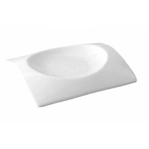 4er Set Speiseteller groß quadratisch Restaurant ausgefallene Platte Keramik 12,5" - Bild 1 von 10
