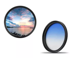Dhd Digital Brand 77mm Color Gradient Filter Blue Color Filter Graduated 77 mm - Picture 1 of 2