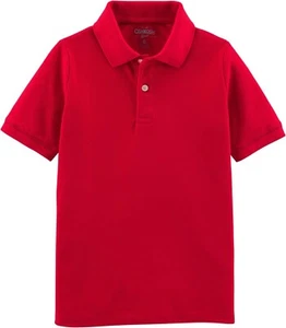 Oshkosh B'gosh Boys Uniform- Red Polo Shirt- Size 14 - Picture 1 of 2