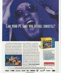 Vintage/Retro Diamond Multimedia Kit 7000 Print Ad Promo 1995 - Picture 1 of 2