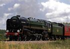 Oliver Cromwell 70013 British Railways Steam Loco Ferring West Sussex Postcard