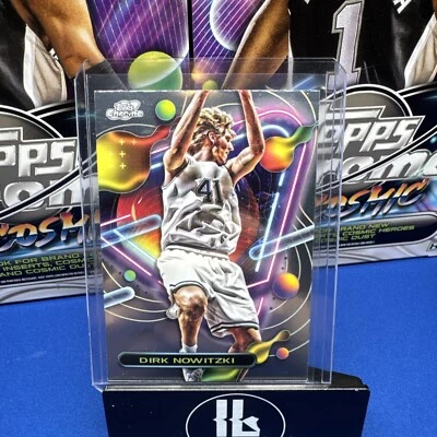 2023 Topps Cosmic Chrome - #32 Dirk Nowitzki - Image 1 of 2