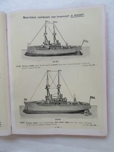 Original Antique 1912 Bing Toy Catalog in FRENCH : Steam Toys , Trains , Shipes - Picture 1 of 9