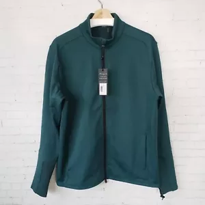 Greyson Sequoia Full Zip Jacket Mens Size L Forest Green Golf Activewear NEW - Picture 1 of 10