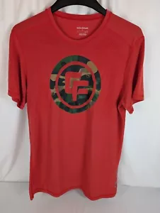 Reebok Crossfit T-Shirt Herren Gr. L rot mit Camo Logo sportlich kurzarm - Bild 1 von 12
