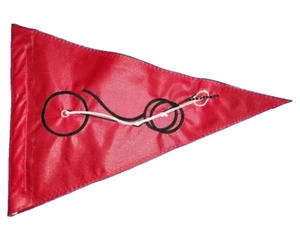 Custom 12"x18" Triangle Artsy Recumbent Trike Safety Flag replacement flag - Picture 1 of 5