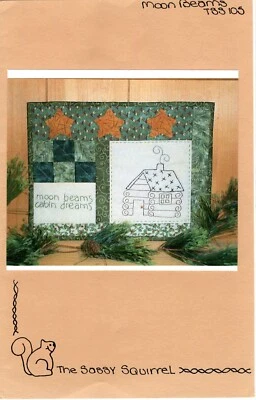 Moon Beams Cabin Dreams Embroidery Pattern by The Sassy Squirrel TSS105 - Image 1 of 2