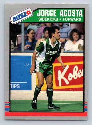 Хорхе Акоста 1989-90 Pacific MISL #23 Dallas Sidekicks RC - Изображение 1 из 2