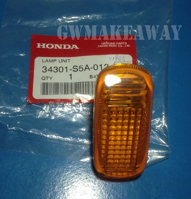 Lámpara indicadora de señal de giro lateral guardabarros Honda Civic Odyssey CR-V Odyssey 2001 Foto 1 de 3