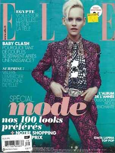 GINTA LAPINA ELLE MAGAZINE FRANCE 8/31/2012 - Picture 1 of 3