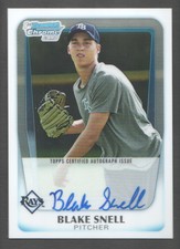 2011 Bowman Chrome Draft Prospect Autographs #BCAP-BSN Blake Snell AUTO