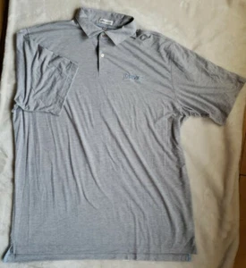 Herren Peter Millar Silvies Golf Poloshirt grau Polyestermischung Stretch Gr. XL - Bild 1 von 7