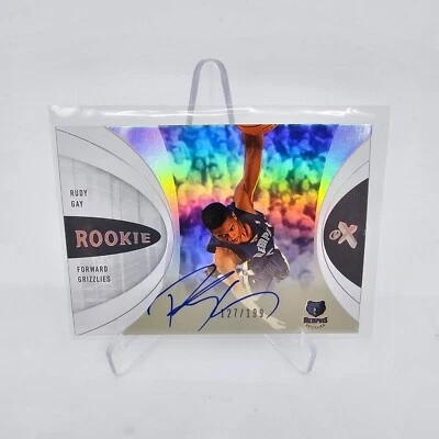 2006-07 Fleer EX NBA Rudy Gay RC Auto /199 #75 - Image 1 of 4