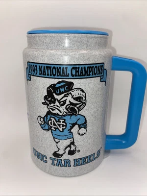 Taza de colección 1993 North Carolina Tar Heels Campeones Nacionales Hardee's Coca-Cola Foto 1 de 4
