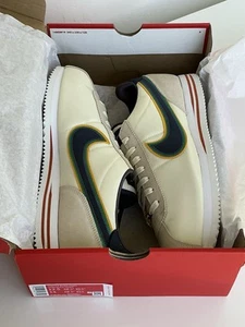 Nike Cortez Basic Premium Coconut Milk Thunder Blue 12.5" NEW - Picture 1 of 20