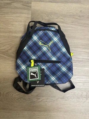 *Nova com etiquetas* Mini Mochila Xadrez Puma Premium Icon - Imagem 1 de 4