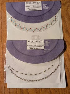 Neckline F/X Jeweled Iron On By Perfect Impressions - Picture 1 of 6