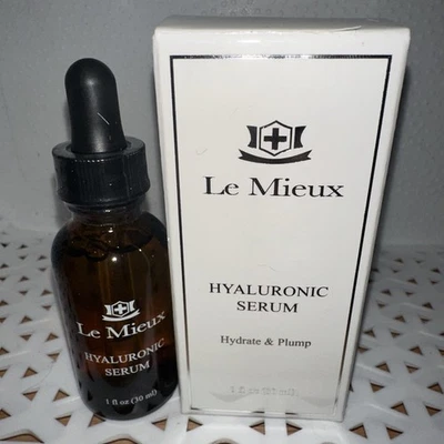 Le Mieux Hyaluronic Serum Hydrate & Plump.  1 fl oz/30ml NEW & SEALED BOTTLE  - Image 1 of 3